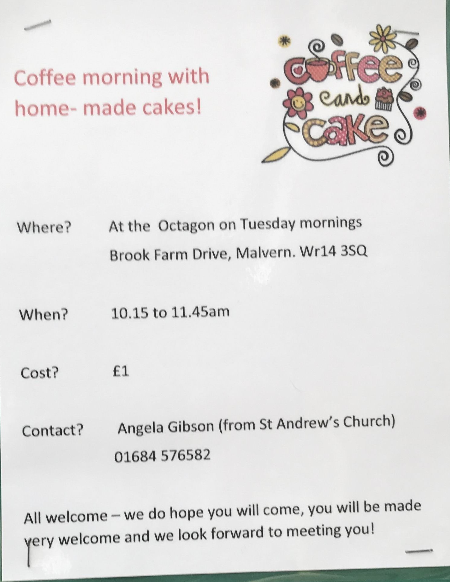 Coffee Morning Notice